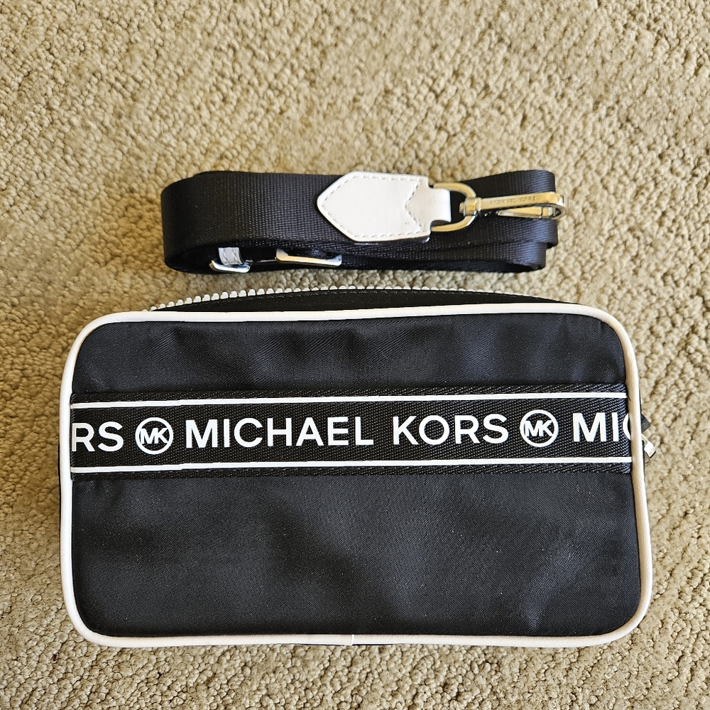 Michael Kors Black Crossbody Camera Bag